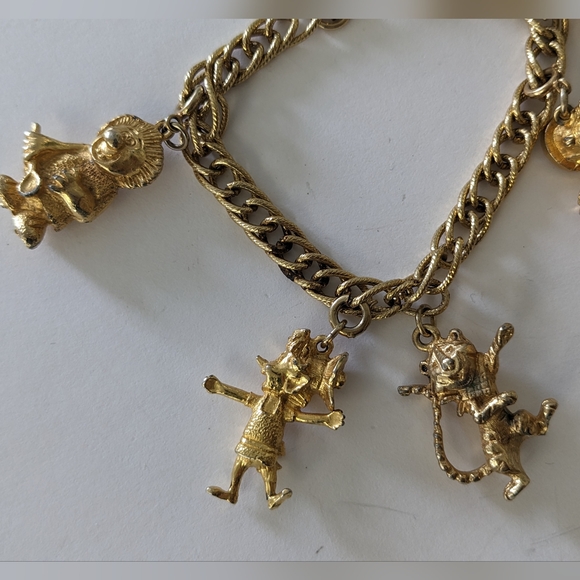 VTG 60'S KELLOGG'S RICE CRISPY ELVES, TONY THE TIGER & OGG CAVEMAN GOLD TONE - Picture 4 of 11